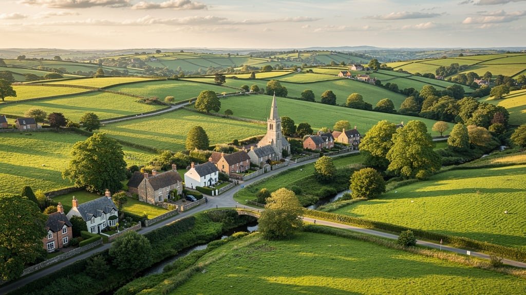 UK countryside and rural areas - nationwide roof survey coverage