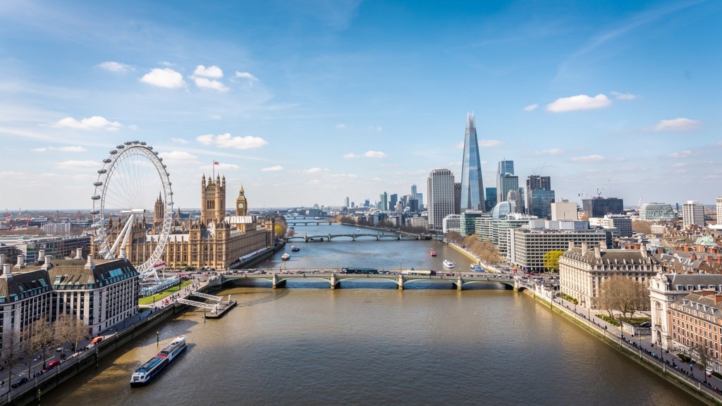 London skyline - roof survey services across London and South East England